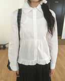 Sholti Frill Collar Blouse Shirt