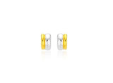 Champagne Full Moon Silver (C) Duo Earrings S