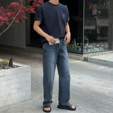 Mute Semi Wide Denim Pants