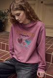 Velour Love Pigment Sweatshirt