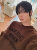 Soft Lettering Over Knit