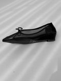 1209 Mesh Stiletto Flat Shoes (3 cm)