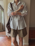 Centi Tri Pocket Stripe Shirt