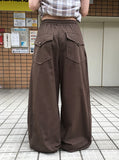 Soccer Backpocket Snap Wide Pants