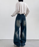 Opal Side Washing Wide Denim