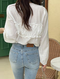 Allang Smoke Ribbon Blouse