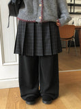 [Brushed Lining] Akan Brushed Wide Training Banding Pants