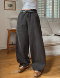 Cartel Back Painting Balloon Denim Pants
