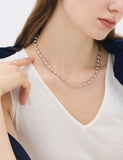 H Edition (C) Orbit Line Ball Necklace