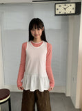 Muyan Dot Stripe Long Sleeve Tee