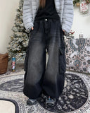 Levin Keyring Cargo Denim Pants