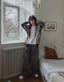 Dite Wide Cargo Denim Pants