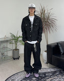 Cade semi-wide denim pants