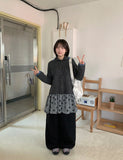 Koteni color matching high neck knit cardigan
