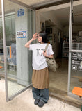 Tyoi Ribbon Printing Short Sleeve Tee