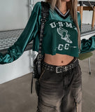 Angel Sporty Cropped Long Sleeve