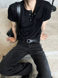 COSY Made Short Sleeve Ver Single Short Sleeve Knit Tee