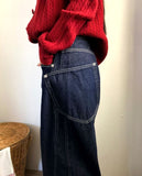 Leanne Low Curved Denim Pants