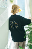 Rain Duck Embroidery Short Sleeve T-shirt