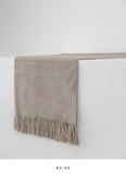 Basic Tassel Wool Muffler