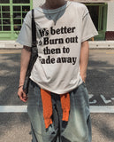 Butter printing short sleeve t-shirt