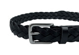 Square buckle mesh belt