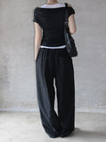 Yuko Drape Layered Tee