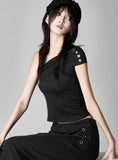 Cutout punching off-shoulder