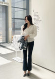 Metune Shirring Strap Puff Blouse