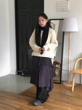 Hanme Cable Round Wool Knit