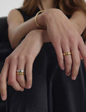 Iceblock Silver Ring L
