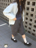 Billy Wrinkle Three Quarter Nylon Bermuda Pants