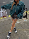 (UNISEX) Raper Leather Balloon Jacket