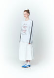 Ribbon Cherry Track Raglan Long Sleeve