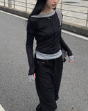 Kaya Black Pintuck Wide Pants