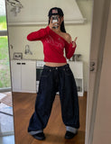 Pose Hip Pocket Non-Fade Roll-Up Denim Pants