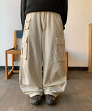 Oeni cargo parachute cotton pants