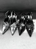 1159 Eyelet Stiletto Heel (5cm)