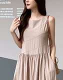 Keds Sleeveless Flare Long One Piece (Belt Set)