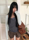 Mude Open Crop Cardigan
