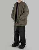 Double patch balloon jeans