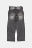 Freeze destroyed gray denim pants