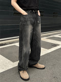 Vintage Brush Washed Black Denim