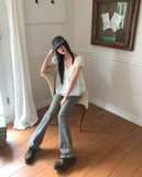 Cose Span Bootcut Denim Long Pants