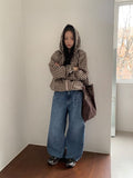 Hilka cut denim wide pants