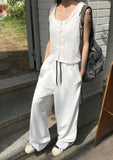 PUNCHING LACE SLEEVELESS BL