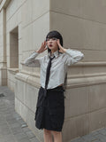 Eddie Stripe Cropped Shirt