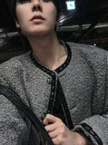 Boucle Line Tweed Jacket