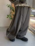 [Unisex] Fileden Track Nylon Banding Wide Pants