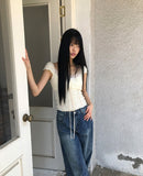 Lumen Low Wide Denim Pants
